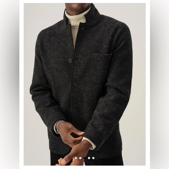 Buck Mason Felted Wool Chore Utility Jacket Coat - Picture 12 of 12